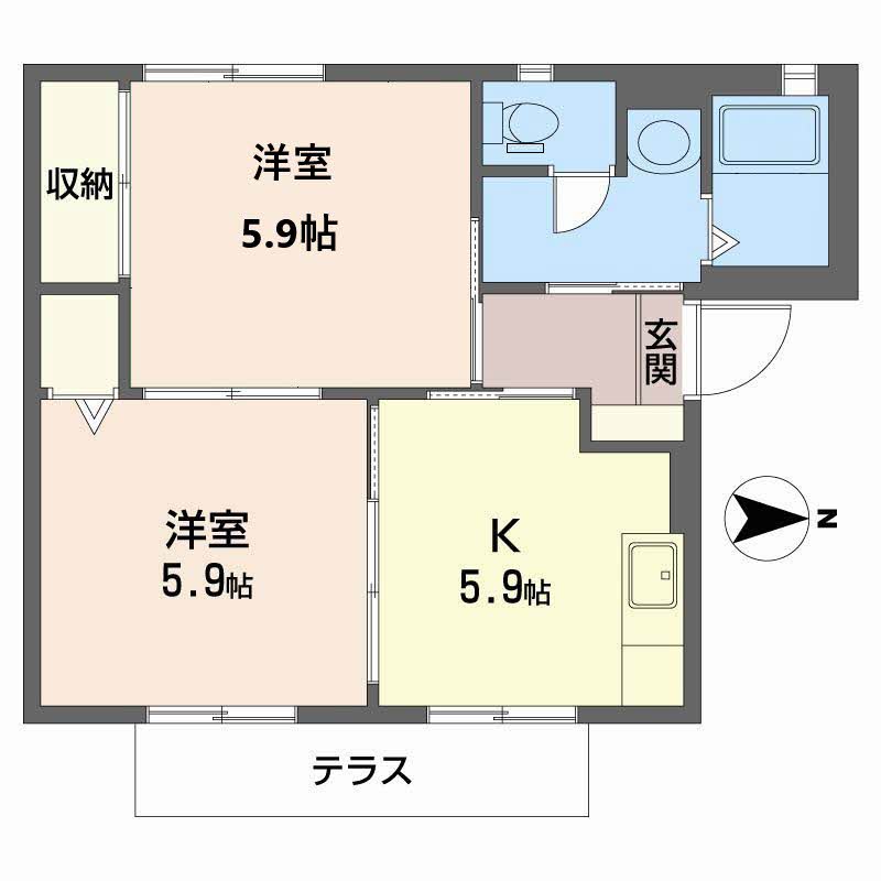 マンション　ブルーバード B103号-12