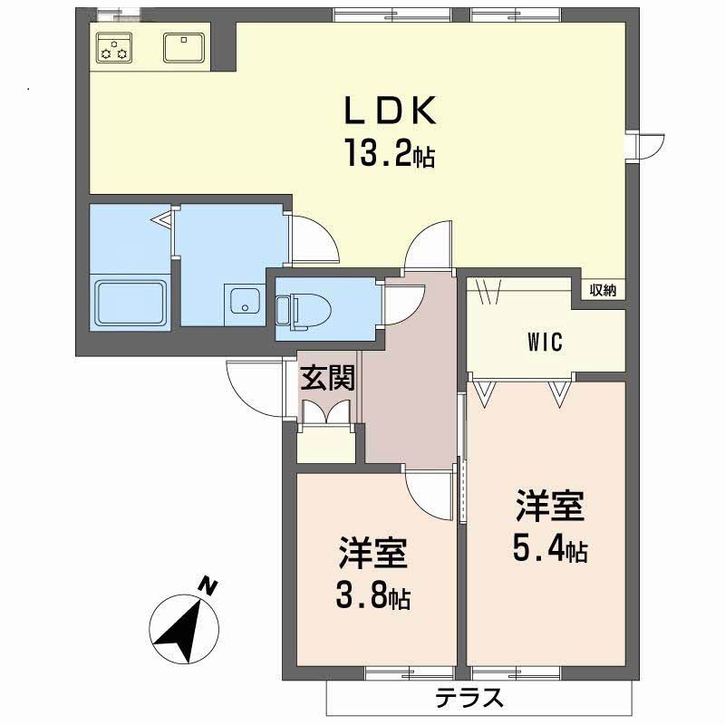 フレグランスタウン大槻Ｄ0103-2