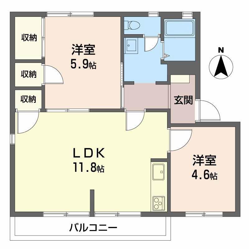 フレグランスタウン大槻Ｃ0202-2