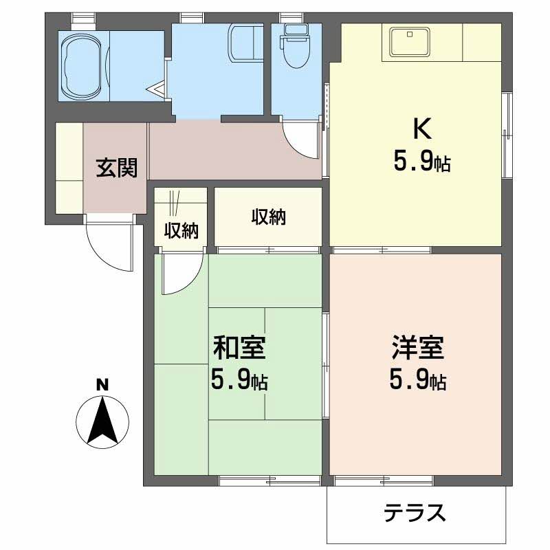カサ　ルシェンテⅠ・Ⅱ 2102号-13