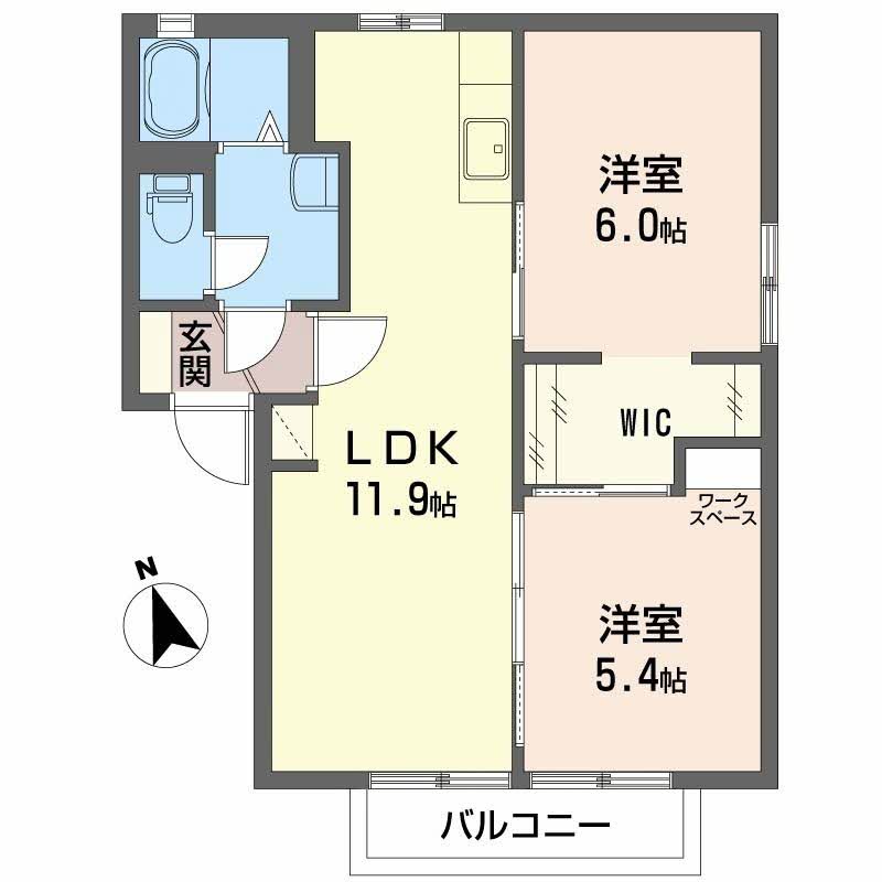 メルベーユ綾中Ⅱ 0102号-2