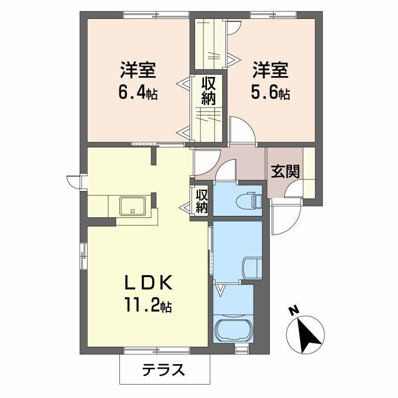 グリーンマンション芦田Ａ・ＢB101-2