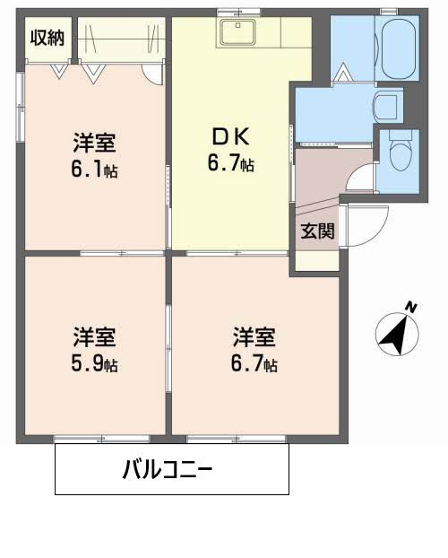 ハル・フォーレⅠ・Ⅱ 2201号-12