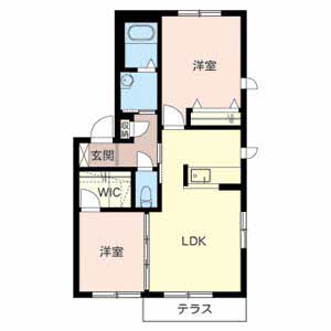 シャーメゾン楽音寺 I101号-2