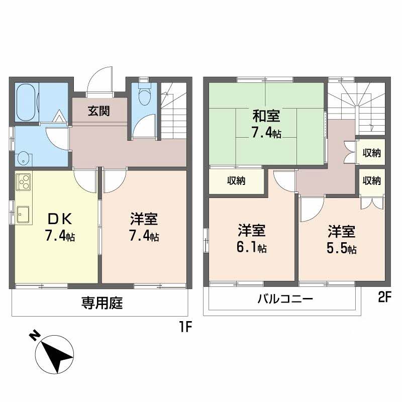 タウンハウス中町ＢB102-2