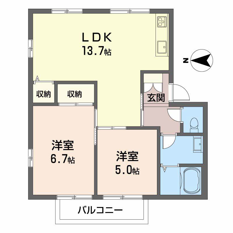 ローザパレスＤ D210号-12