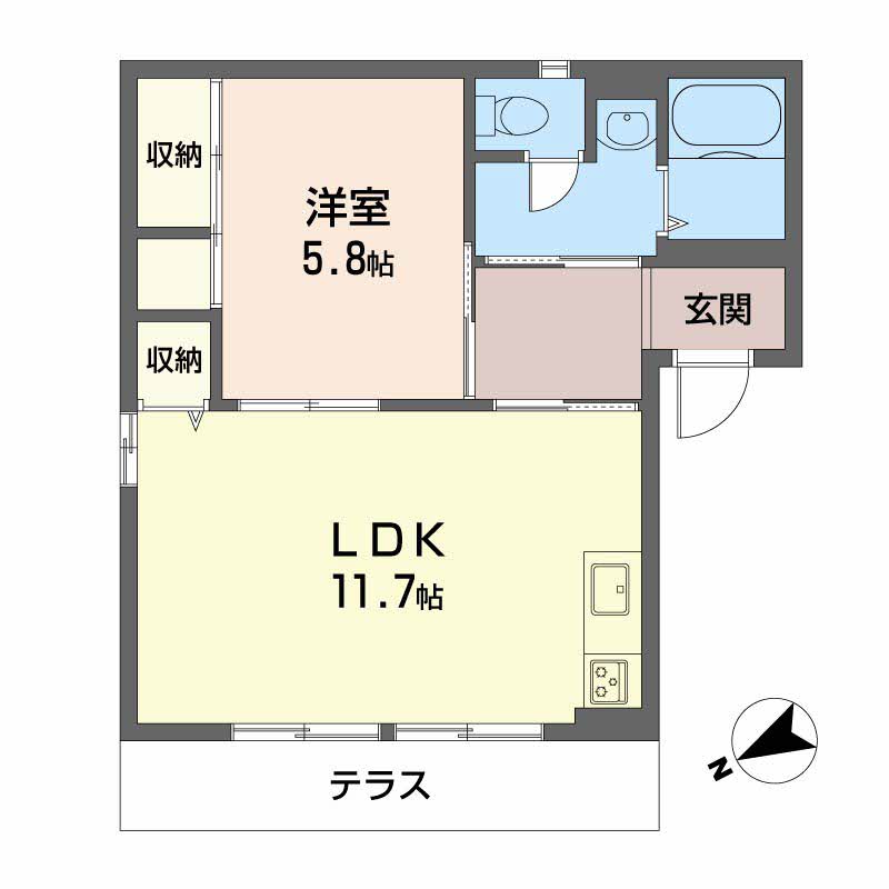 グリーンライフ藤原台Ａ A101号-2