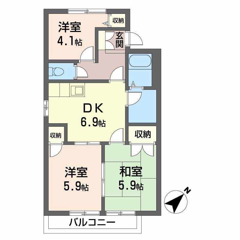 フレグランス北神戸Ｆ 0201号-2
