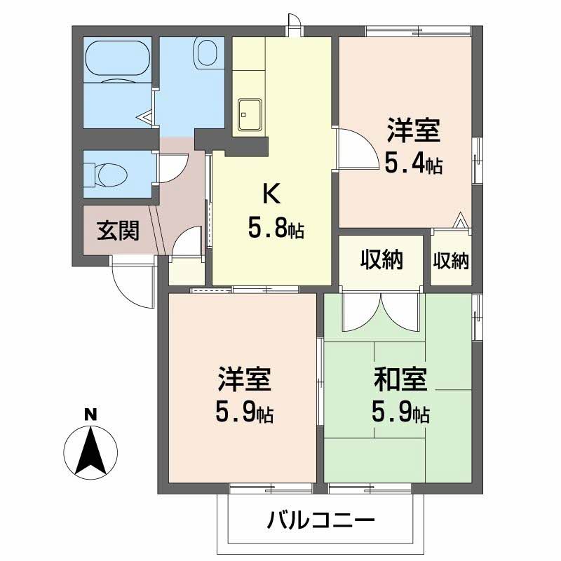 ディアス甲栄台ＡA202-2