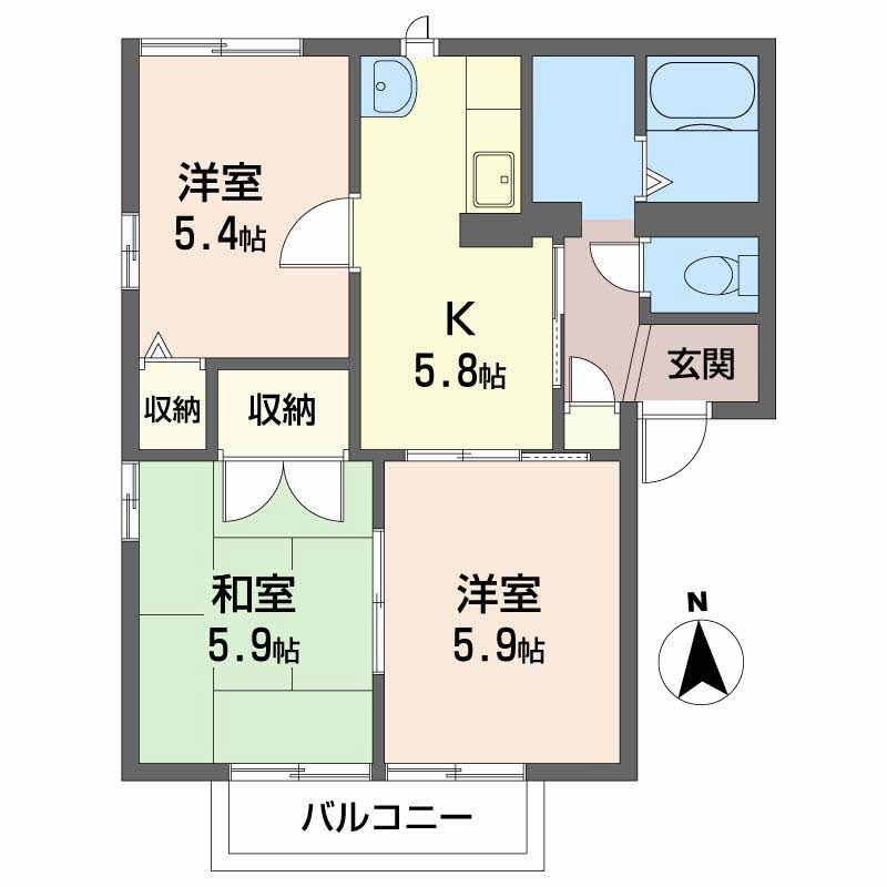 ディアス甲栄台ＣC201-2