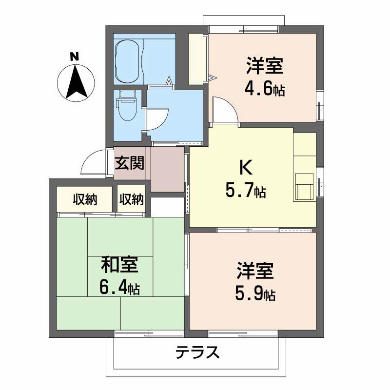 ディアス甲栄台ＤD102-2