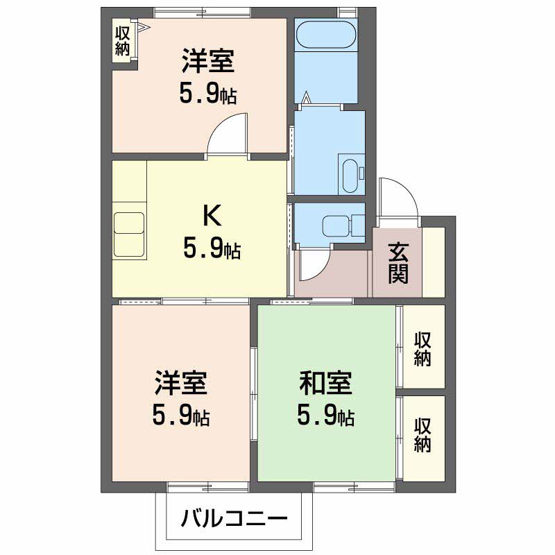 しあわせ荘Ｂ B208号-14