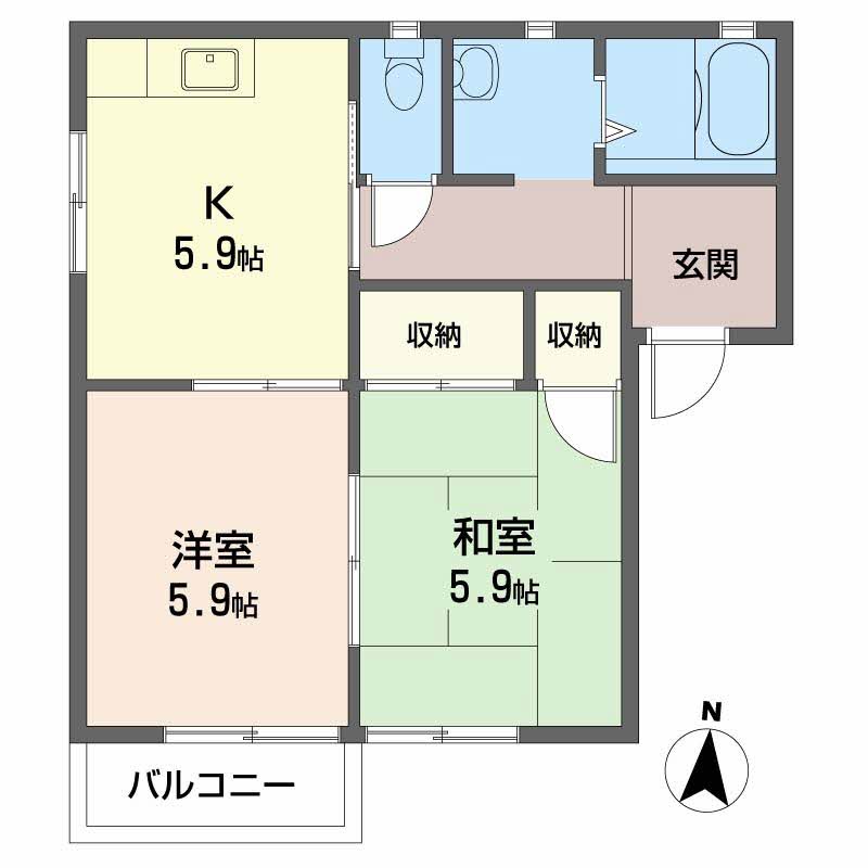 George House A・B 0203号-2