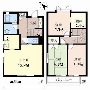 鷲尾ハイツⅡＡ A102号-15