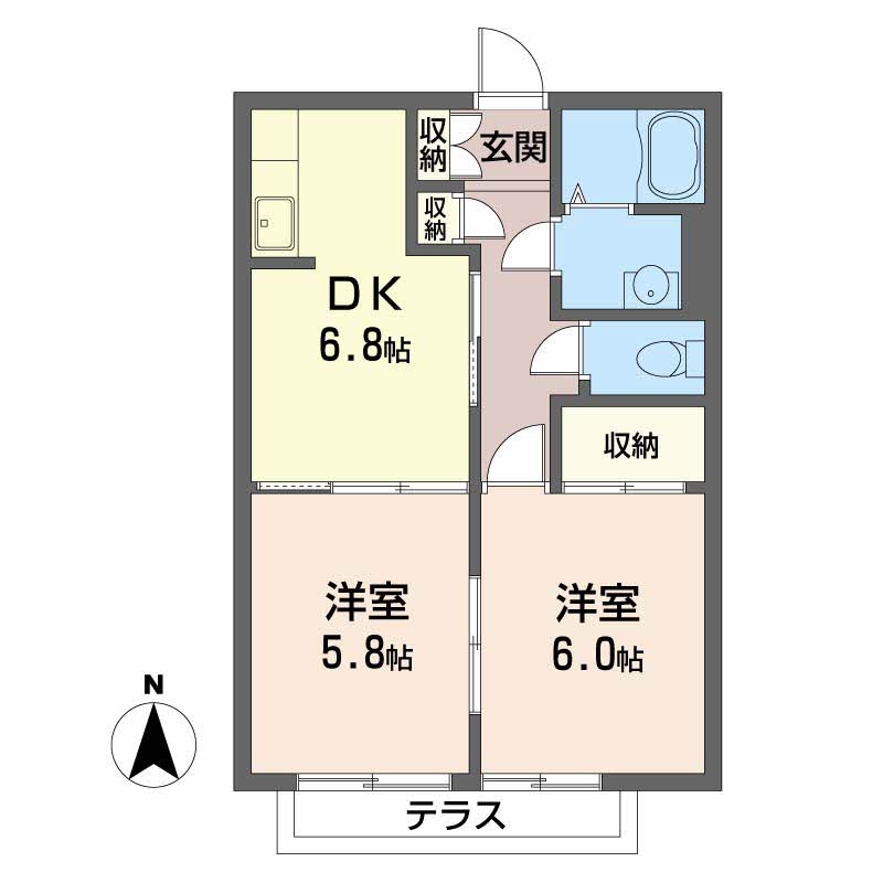 ヴェルデ須磨Ａ A102号-2