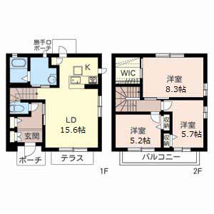 シャーメゾン有野ＢB106-2