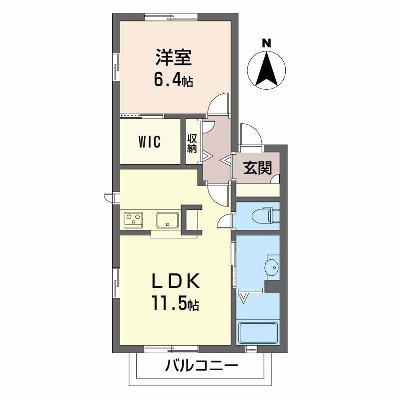 アヴェニュー壱番館（Ａ） A202号-2