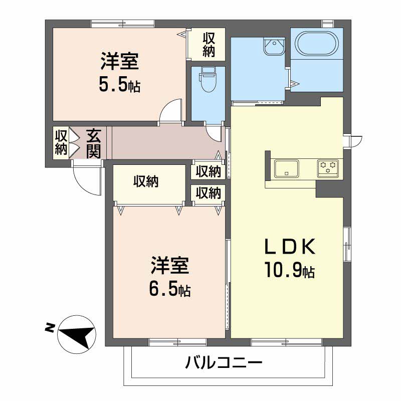 アメニティ大原ＡウエストA202-2
