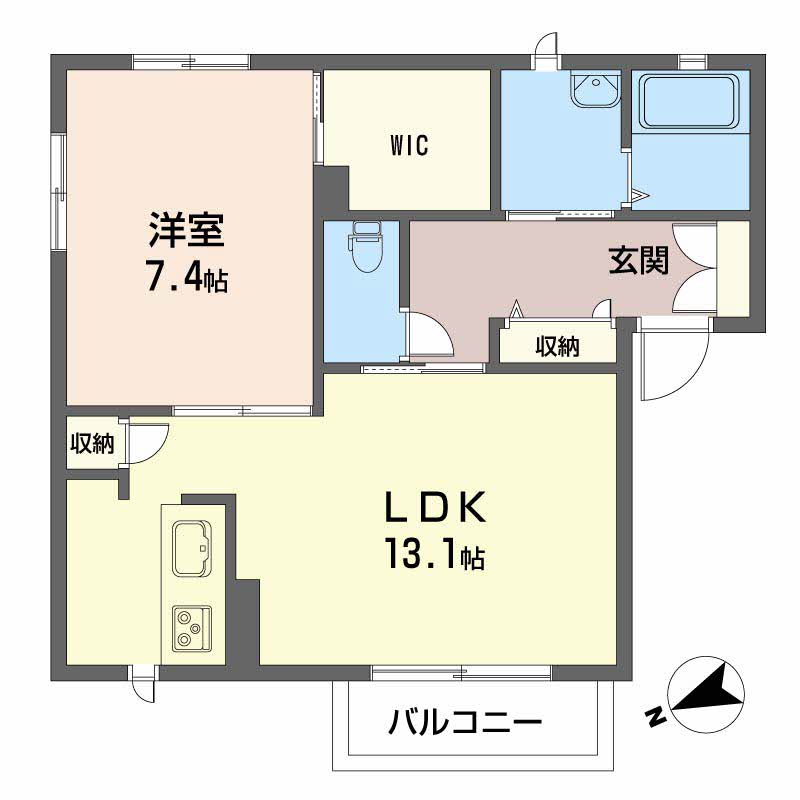 シャーメゾン谷上南Ｂ B201号-2