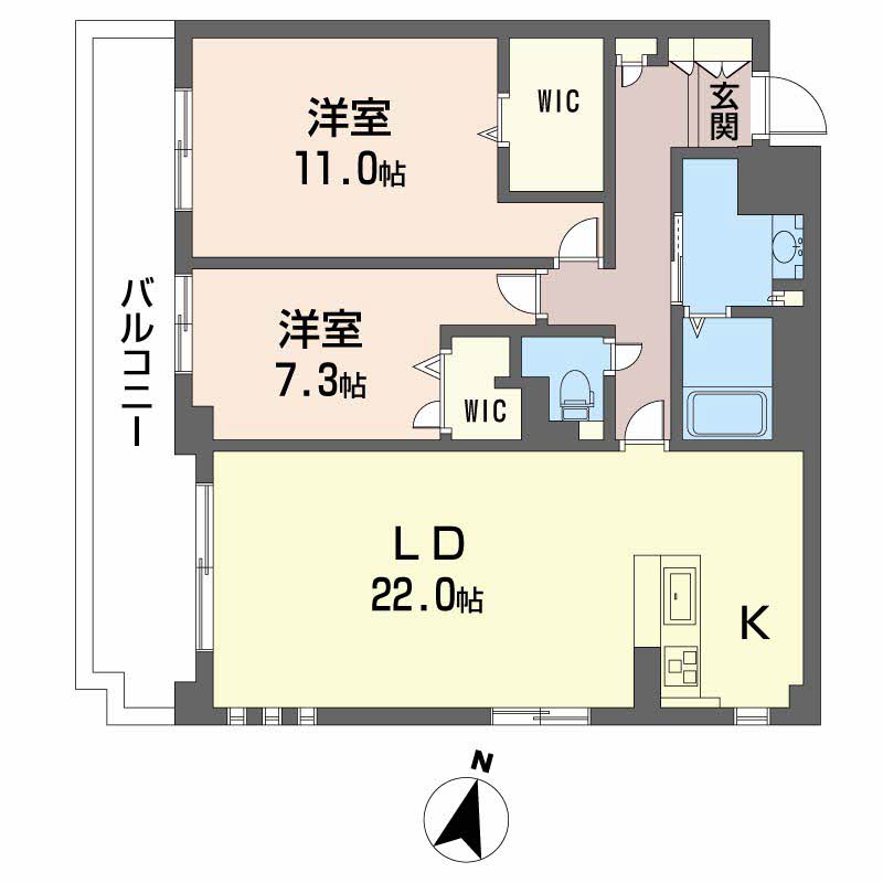 アメニティレジデンス親王塚 0403号-2