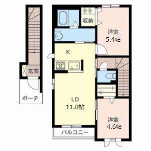 シャーメゾン鈴蘭台Ｂ B002号-2