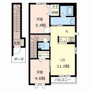 シャーメゾン鈴蘭台Ｂ B003号-2