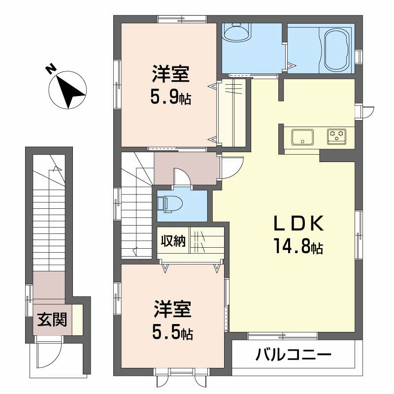 シャーメゾン六甲が丘0201-2