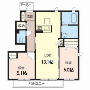 クラーヴィス谷上 0101号室