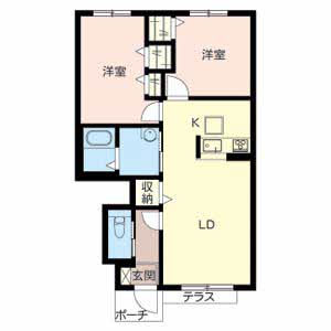 クラヴィエ花水木 A102号-3