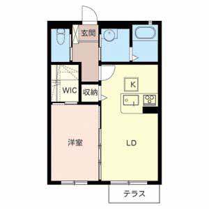 エルレーブ　Ｊ’ｓ　メゾーネ 0102号室