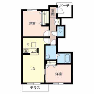 ファミール桜Ｃ棟 0102号室