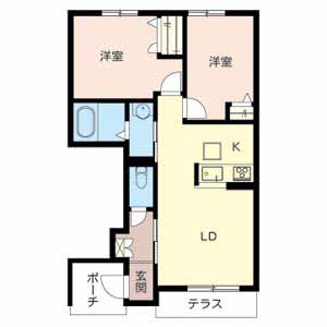 ＰＩＳＯ　ＭＡＲＩＯ A102号室