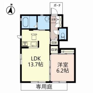 プリンセス名月Ⅲ 0102号室