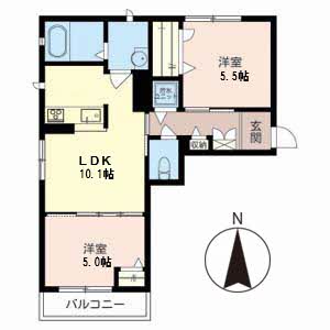 シャーメゾンＩＮＤＡＨ 0303号室