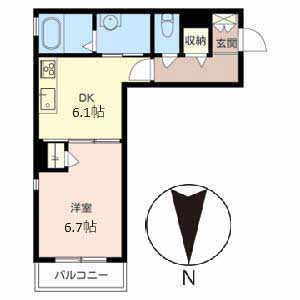 ＦＯＲＴＵＮＥ　ＬＩＦＥ　Ｓ 0302号室