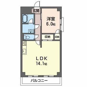 ベルパ－ク富松 0201号室