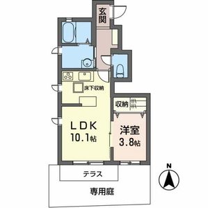 クラヴィエ道意 0102号室