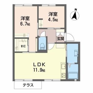 デサロージュ学園前ＡＢＣ C105号室