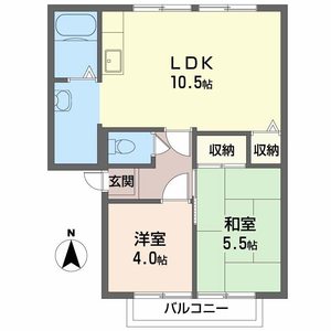 グランドゥールＢ 0205号室