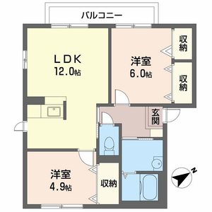 サニーハウスＢ 0201号室