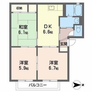 バリュージュⅡ 2201号室