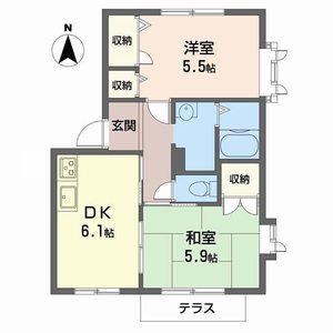 プティメゾンかどの 0103号室
