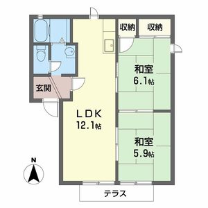 セントヴィラージュⅡ 0102号室