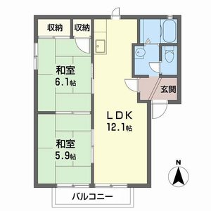 セントヴィラージュⅡ 0201号室