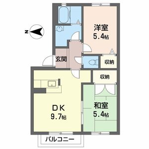 アイリス上大谷 0202号室