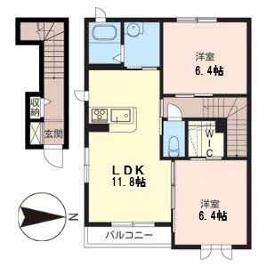グランシード等持院 0201号室
