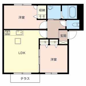 オレンジアイビー・柏原 B103号室