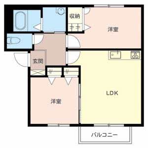 オレンジアイビー・柏原 B202号室