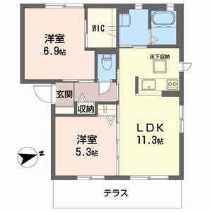 ティアラ・駅南Ｃ 0102号室