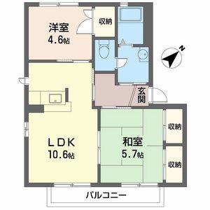 フレール・メゾン B101号室